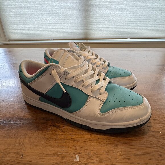 Nike Dunk Low Retro Dusty Cactus In Blue - Size 11 - Picture 1 of 4